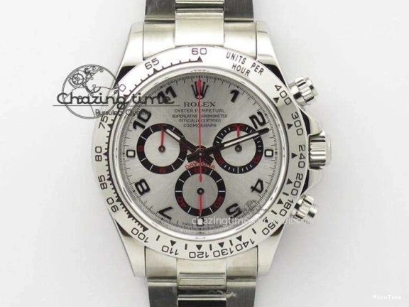 MiroTime 0424 Stretchable DayDate 40mm BP-Maker 228206 SS Green Roman Dial (Fluted Bezel) On SS Bracelet ETA 3904